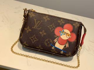 【M69056】 LOUIS VUITTON ルイヴィトン モノグラム 財布 スーパーコピー 【日本限定】ミニ・ポシェット・アクセソワール レディース ラウンドファスナー財布