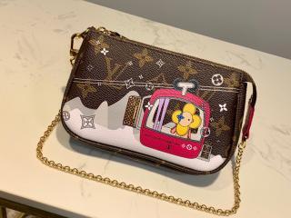 【M68490】 LOUIS VUITTON ルイヴィトン モノグラム 財布 スーパーコピー ミニ・ポシェット・アクセソワール レディース ラウンドファスナー財布