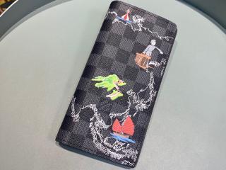 N40202】 LOUIS VUITTON ルイヴィトン ダミエ・グラフィット 長財布 