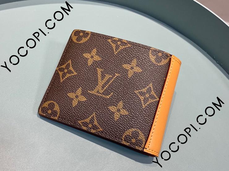 M Louis Vuitton ルイヴィトン モノグラム 財布 コピー ポルトフォイユ ミュルティプル メンズ 二つ折り財布 ルイヴィトン 二つ折り財布 ルイヴィトン 財布 ルイヴィトンコピー ブランドコピー優良店