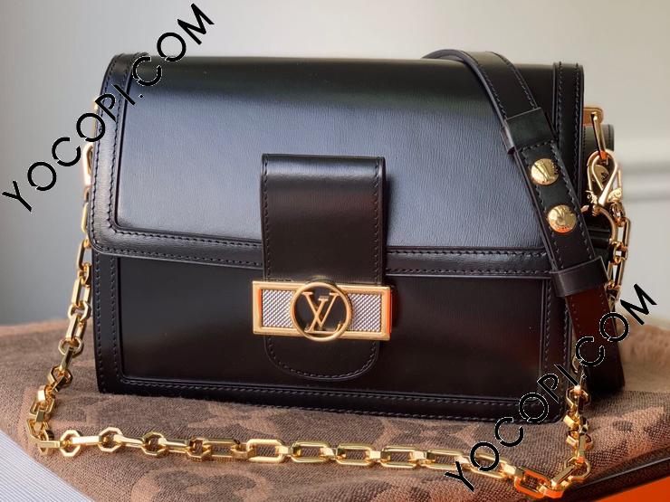 ルイヴィトン LOUIS VUITTON ショルダーバッグ LVロック ドーフィーヌ