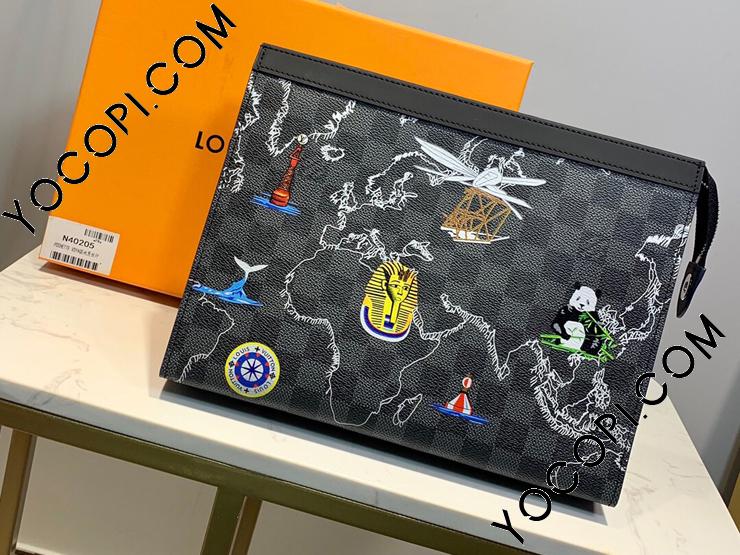 N40205】 LOUIS VUITTON ルイヴィトン ダミエ・グラフィット バッグ