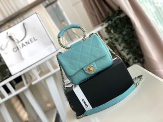 【AS1357 B01917 N5330】 CHANEL シャネル バッグ スーパーコピー 20新作 ラムスキン スモール フラップ バッグ レディース ショルダーバッグ 3色可選択 ブルー