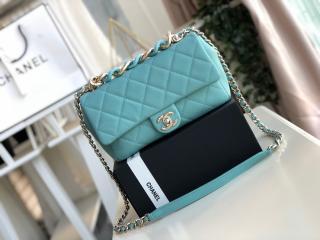 【AS1353 B01914 CH802】 CHANEL シャネル バッグ スーパーコピー 20新作 ラムスキン & レジン フラップ バッグ レディース ショルダーバッグ 5色可選択