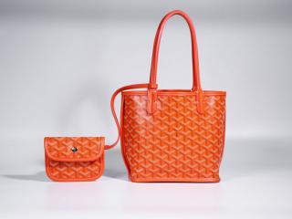 ゴヤール ANJOU リバーシブル GOYARD ミニトートバッグ