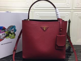 【1BA211-4-S】 PRADA プラダ バッグ コピー S級品 Saffiano  パニエ サフィアーノレザーバッグ ハンドバッグ レディース ショルダーバッグ 6色可選択