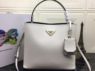 【1BA211-5-S】 PRADA プラダ バッグ スーパーコピー S級品 Saffiano  パニエ サフィアーノレザーバッグ ハンドバッグ レディース ショルダーバッグ 6色可選択