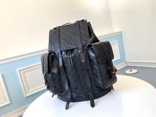 【M53285】 LOUIS VUITTON ルイヴィトン モノグラム・アンプラント バッグ コピー クリストファーGMバックパック メンズ バックパック ブラック
