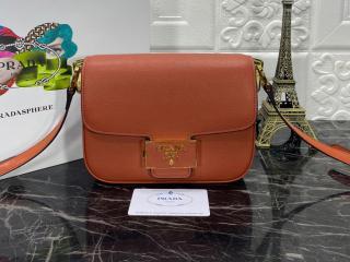 【1BD217-1-S】 PRADA プラダ バッグ コピー S級品 Emblème Saffiano  エンブレムサフィアーノレザー レディース ショルダーバッグ 6色可選択