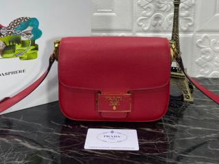 【1BD217-4-S】 PRADA プラダ バッグ スーパーコピー S級品 Emblème Saffiano  エンブレムサフィアーノレザー レディース ショルダーバッグ 6色可選択