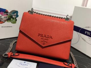 【1BD127-6-S】 PRADA プラダ モノクローム バッグ スーパーコピー S級品 Monochrome レディース チェーンショルダーバッグ 7色選択可