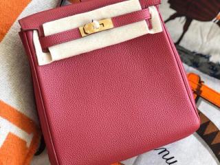 【Kellyado06】 HERMES エルメス バッグ コピー Kelly Ado ケリー アド バックパック・リュック トゴ(togo) 12色可選択