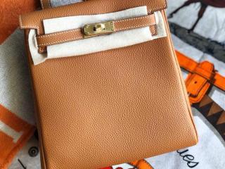 【Kellyado08】 HERMES エルメス バッグ コピー Kelly Ado ケリー アド バックパック・リュック トゴ(togo) 12色可選択