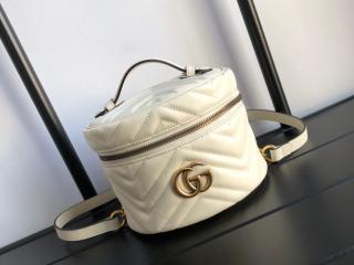 【598594 DTDCT 9022】 GUCCI グッチ バッグ コピー 〔GGマーモント〕ミニ レディース バックパック 3色可選択 ホワイト