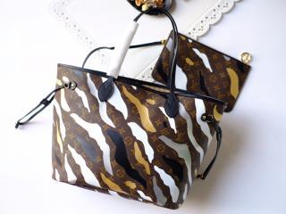 【M45201】 LOUIS VUITTON ルイヴィトン モノグラム バッグ スーパーコピー LVｘLOL ネヴァーフル MM レディース トートバッグ
