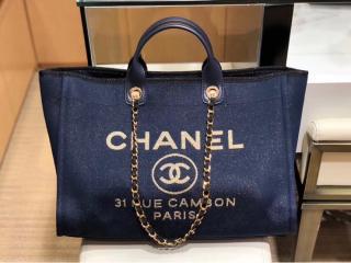 【A93786 B01526 CH582】 CHANEL シャネル バッグ スーパーコピー ウール フェルト & カーフスキン ラージ ショッピング バッグ レディース トートバッグ 4色可選択
