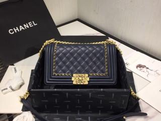 【A67086 B01710 N5336】 BOY CHANEL ボーイ シャネル バッグ コピー カーフスキン ハンドバッグ レディース ショルダーバッグ 4色可選択