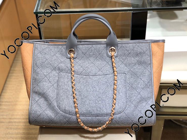 A93786 B01526 N5219】 CHANEL シャネル バッグ コピー ウール ...