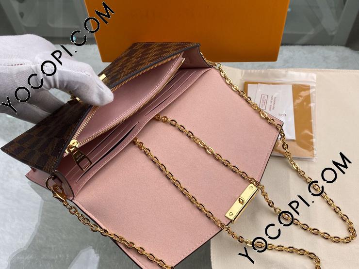 N60287】 LOUIS VUITTON ルイヴィトン ダミエ・エベヌ 財布