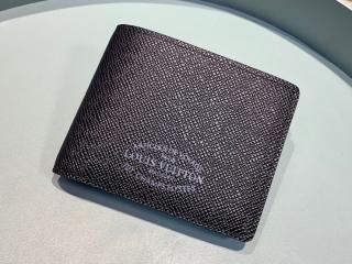 【M30380】 LOUIS VUITTON ルイヴィトン タイガ 財布 スーパーコピー ポルトフォイユ・ミュルティプル メンズ 二つ折り財布 2色可選択 ノワール