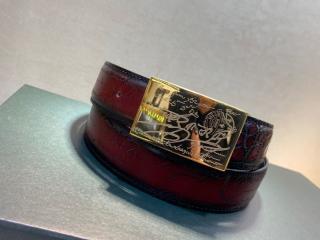 berlutiベルト ベルルッティ 幅35ｍｍ サイズ：金属ベルト頭からベルト中間穴の長さ85-110cm