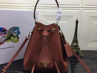 【1BE032-2-S】 PRADA プラダ サフィアーノ バッグ コピー S級品 Saffiano サフィアーノレザー バケットバッグ レディース ショルダーバッグ 7色選択可