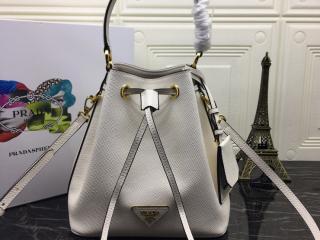 【1BE032-6-S】 PRADA プラダ サフィアーノ バッグ コピー S級品 Saffiano サフィアーノレザー バケットバッグ レディース ショルダーバッグ 7色選択可