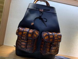 Berluti(ベルルッティ)バックパック・リュックNile crocodie Venezia Scritto 40x34x16