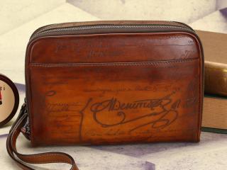 Petit Jour Berluti クラッチバッグ　紳士用バッグ　18*26*7cm