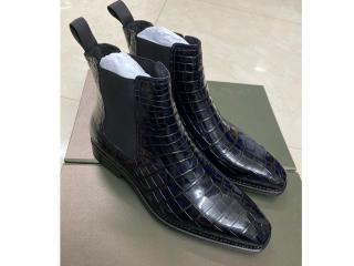 Berluti Caractere Eclair紳士靴 ベルルッティメンズ用靴 ワニ皮 サイズ：39-44を選択可