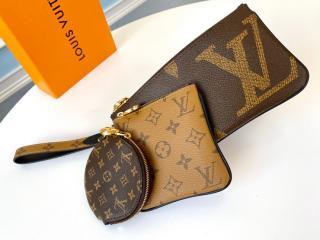 【M48756】 LOUIS VUITTON 20SS ルイヴィトン モノグラム バッグ コピー ポシェット・トリオ レディース クラッチバッグ