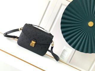 【M41487】 LOUIS VUITTON ルイヴィトン モノグラム・アンプラント バッグ コピー ポシェット・メティス MM レディース ショルダーバッグ 7色可選択 ノワール