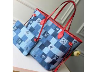 【M44981】 LOUIS VUITTON ルイヴィトン デニム・モノグラム バッグ スーパーコピー ネヴァーフル MM トートバッグ レディース ショルダーバッグ