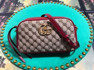 【447632 HVKEG 8561】 GUCCI グッチ バッグ スーパーコピー 〔GGマーモント〕スモール レディース ショルダーバッグ 2色可選択 レッド
