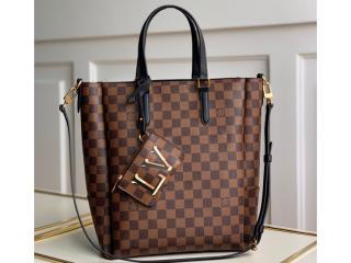 Louis Vuitton Damier Ebene Belmont NV MM Tote Bag N60294 LV +