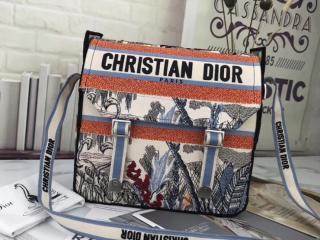 【M1291VWAO-1】 DIOR ディオール バッグ スーパーコピー “DIORCAMP” アニマル 刺繍付きキャンバス メッセンジャーバッグ