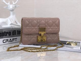【Addict2056-4】 DIOR ディオール 財布 スーパーコピー “DIORADDICT” レディース チェーンショルダー 二つ折り財布 6色可選択