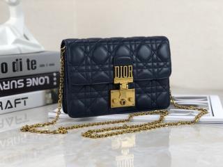 【Addict2056-5】 DIOR ディオール 財布 コピー “DIORADDICT” レディース チェーンショルダー 二つ折り財布 6色可選択