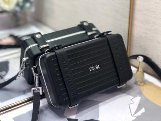 【2DRCA295YWT_H03E】 DIOR AND RIMOWA ディオール バッグ コピー アルミニウム＆グレインドカーフスキン パーソナル クラッチバッグ 4色可選択