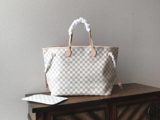 【N41360】 LOUIS VUITTON ルイヴィトン ダミエ・アズール バッグ コピー ネヴァーフル GM トートバッグ レディース ショルダーバッグ