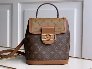 【M45142】 2020春夏 LOUIS VUITTON ルイヴィトン モノグラム・リバース バッグ スーパーコピー ドーフィーヌ・バックパック レディースバッグ