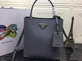 【1BA212-2ERX-3-S】 PRADA プラダ バッグ コピー S級品 Saffiano プラダ パニエ サフィアーノレザーバッグ ハンドバッグ レディース ショルダーバッグ 10色可選択