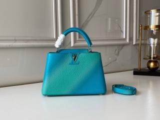 【M55375】 LOUIS VUITTON ルイヴィトン バッグ スーパーコピー CAPUCINES BB カプシーヌ BB ハンドバッグ レディース ショルダーバッグ グリーン ブルー