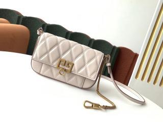 【BB604DB08Z-002】 GIVENCHY N級品 ジバンシィ バッグ コピー Pocket ダイヤモンド キルトレザー ポケット ミニ レディース ショルダーバッグ 4色可選択