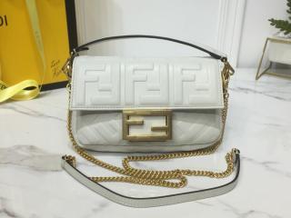 【8BS017-1】 FENDI N級 フェンディ バッグ コピー BAGUETTE バゲット ナッパレザー ミニバッグ レディース ショルダーバッグ 6色可選択
