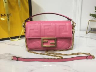 【8BS017-5】 FENDI N級 フェンディ バッグ コピー BAGUETTE バゲット ナッパレザー ミニバッグ レディース ショルダーバッグ 6色可選択