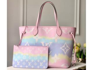 【M45270】 LOUIS VUITTON ルイヴィトン モノグラム バッグ コピー NEVERFULL LVエスカル ネヴァーフル MM レディース トートバッグ 3色可選択 パステル