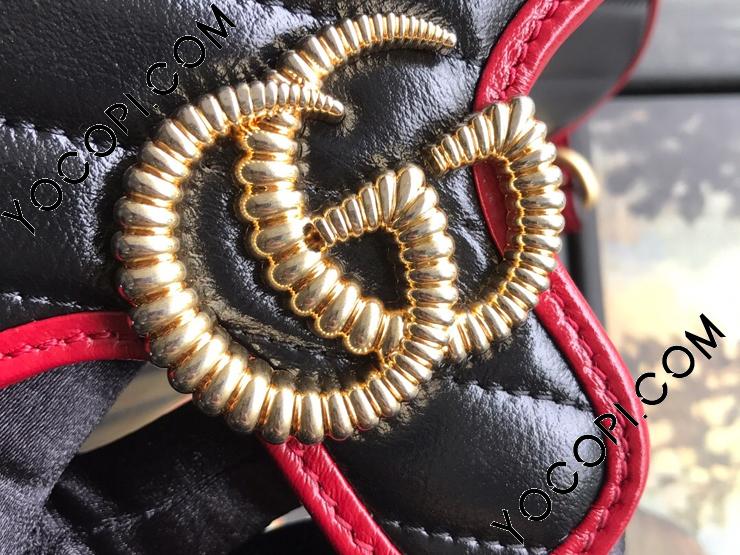 GUCCI マーモント ショルダーバッグ グッチ(GUCCI)グッチ GGマーモント チェーンショルダー バッグ