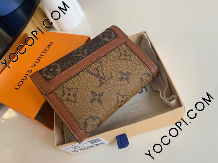 M68725】 LOUIS VUITTON ルイヴィトン モノグラム・リバース 財布 ...