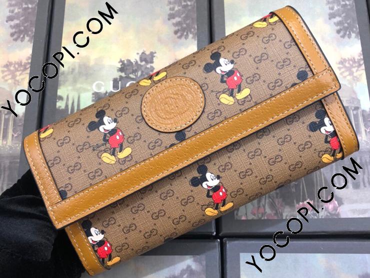 602530 HWUBM 8559】 GUCCI グッチ 長財布 コピー 日本未入荷 DISNEY